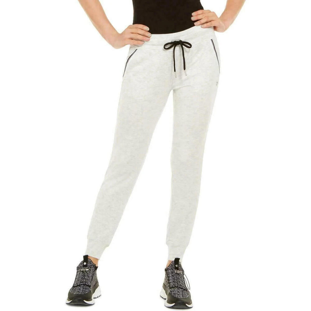 Calvin Klein Performance Women's Joggers (XL, Optic Heather Grey)